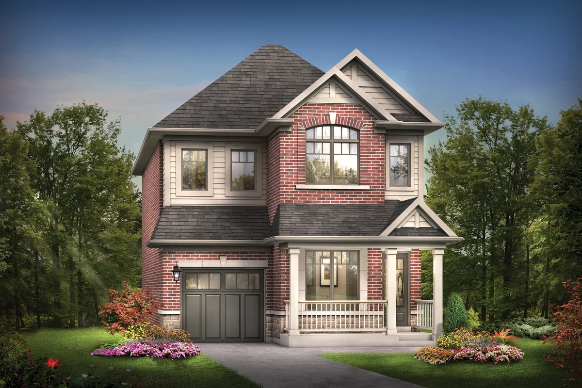 Trails of Whitevale Pickering — 30' detached single rear elevation